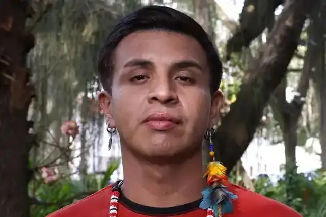 Erisvan Guajajara, 35 from Brazil